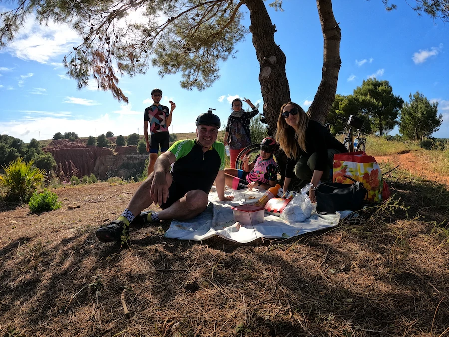 bike tours in otranto with pic nic on quite and scenic place